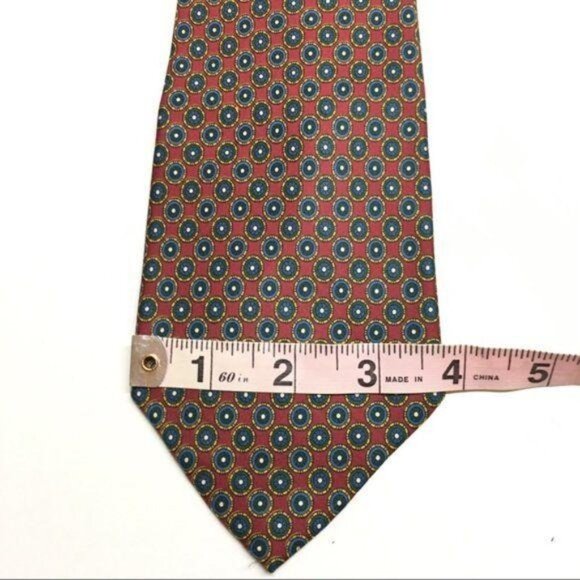 ZODIAC Men's Silk Tie Vintage Retro Accessories Premium handmade Italy One Size - Picture 3 of 8